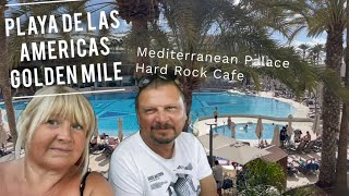 TENERIFE ☀️ Walking the GOLDEN MILE PLAYA DE LAS AMERICAS 🏖️