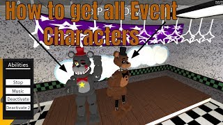 Fredbear And Friends Family Restaurant 1 2 3 4 5 Secret Characters - how to get secret charaters 1 9 in roblox fredbear and friends