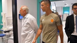 Ronaldo is happy on his first day at Manchester United