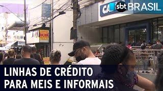Caixa libera linha de crédito para MEIs e trabalhadores informais | SBT Brasil (28/03/22)
