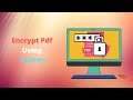 How to password project pdf file using python | PyPDF2 | How To Create Password Protected File