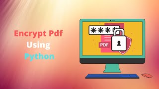 How to password project pdf file using python | PyPDF2 | How To Create Password Protected File