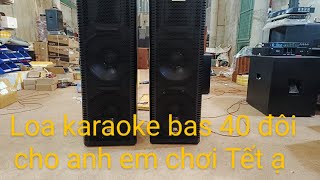 Lên cho anh em cặp loa karaoke bas 40 đôi cho anh em Lựa chọn nhé, Mạnh Quang audio LS#545