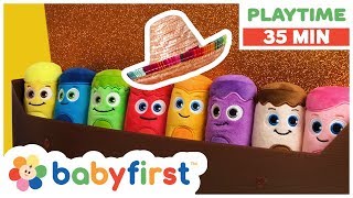 Playtime Coloring for Kids | Toddler Learning Video w Color Crew & GooGoo GaaGaa | BabyFirst TV