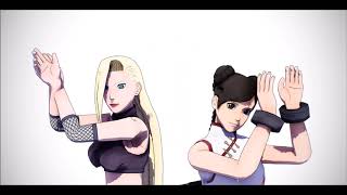 [MMD NARUTO] LaLaL危 Sakura, Hinata, Ino and Tenten