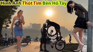 Choáng Thấy Cảnh Nguy Hiểm Chưa Từng Thấy Bên Hồ Tây Hà Nội