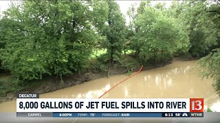 8,000 Gallons of Jet Fuel Spills into River