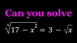 A Radical Equation | Octic Formula?