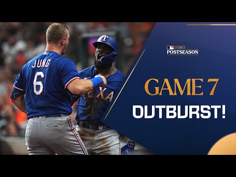 WATCH: Texas Rangers DESTROY Rivals Houston Astros 11-4 In ALCS Game 7 ...