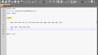 Batch 56 String Substitution