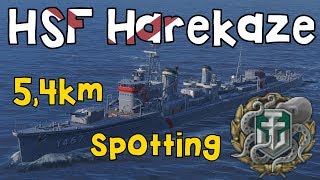 HSF Harekaze Kraken, but very close game || World of Warships