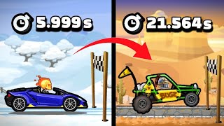 HCR2 RECORDS FROM FASTEST TO SLOWEST