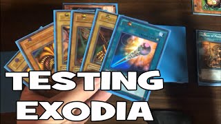 Testing Yu-Gi-Oh! EXODIA in 2020