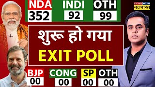 EXIT POLL 2024 LIVE: Lok Sabha Election Results |  NDA | INDI Alliance | PM Modi | Rahul Gandhi
