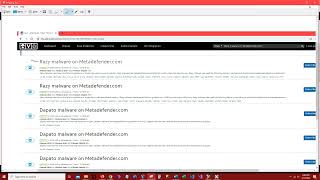 OTX AlienVault: How to Run Pulse Scan: Razy Malware on Metadefender.com