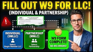 How To Fill Out W9 Form For LLC (Individual & Partnership) Step By Step Guide in 2026