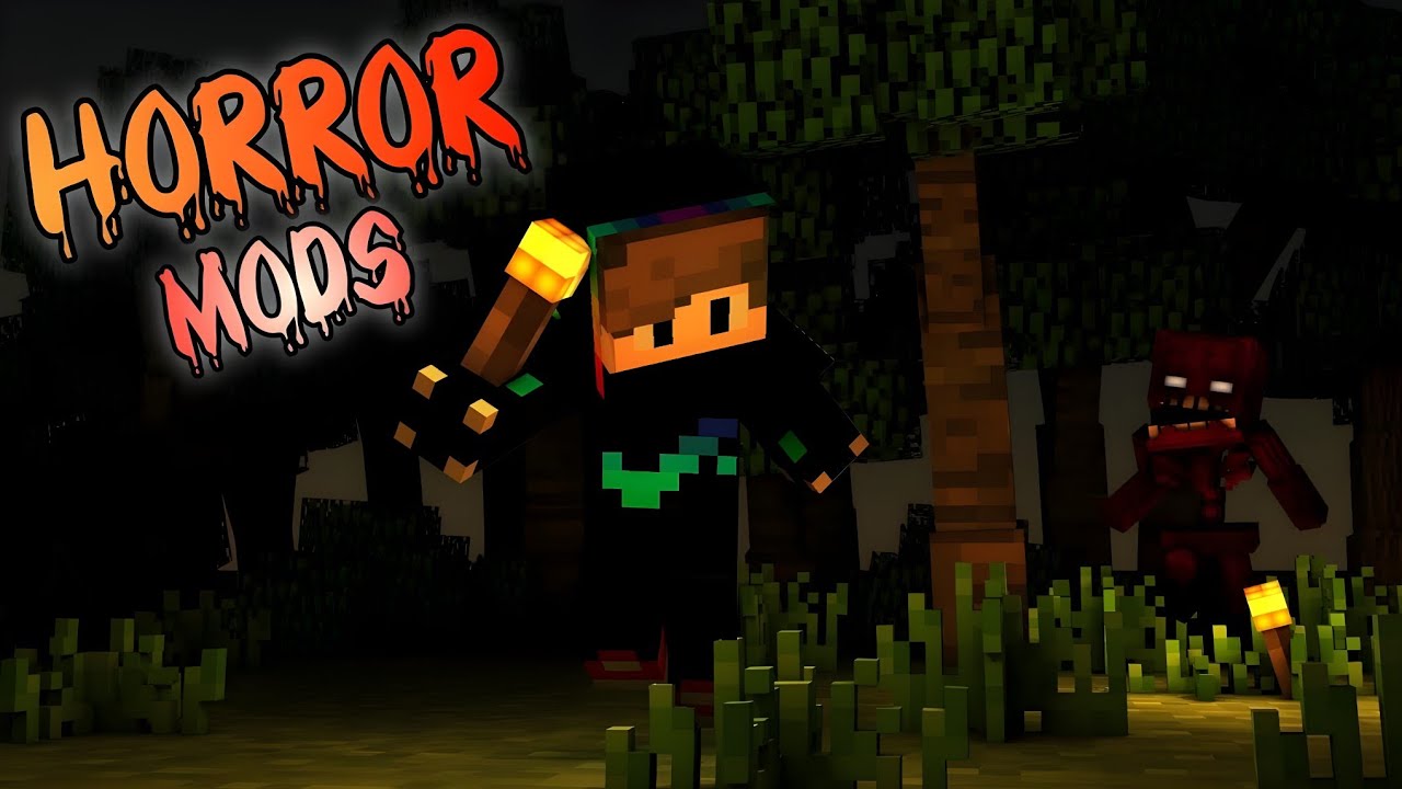 Top 5 Epic Horror Mods For Minecraft Pe || Minecraft Horror Mod ...