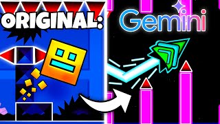 GEMINI & Antigravity Built GEOMETRY DASH in 30 Mins... (From SCRATCH)