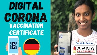 COVPASS DIGITAL CORONA VACCINATION CERTIFICATE in GERMANY - IMPFPASS - ENGLISH