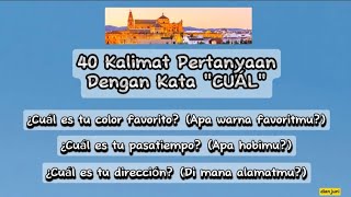 Belajar Bahasa Spanyol: 40 Kalimat Pertanyaan Dengan Kata 