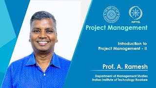 Lecture 02 : Introduction to Project Management - II