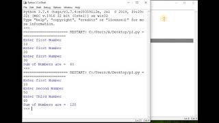 Class 11 IP Ch 3 Practical Of Integer and Float input