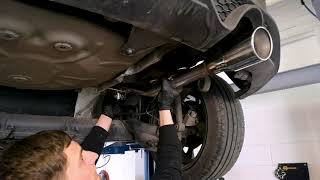 Fiesta MK8 1.0 R-Sport Back Box Delete Pipe Fitted at Pumaspeed
