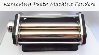 Polymer Clay Tricks: Removing Pasta Machine Fenders