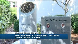 Two paramedics honored 10 years after deadly crash