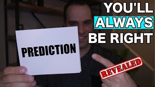 Mentalism/Prediction Trick That Will FOOL EVERYONE, Revealed! Tutorial by Spidey