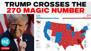 US Election Results LIVE: Trump Goes Past 270 Electoral Votes; Trump 2.0 Confirmed | Kamala Harris