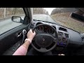 2004 renault megane ii 1.9 dci 120hp pov test drive 1064 joe black