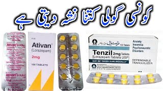 Konsi Goli Zyada Nasha Daiti Hai||Aivan 2mg Ya Tenzil 2mg||Dr Ijaz Malik