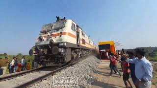 First Speed Trial Run after CRS inspection at Nasipur Railway Bridge #indianrailways #nasipur