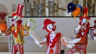 New  exclusive clowns collection - Original Murano Glass OMG