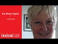 ONE-MINUTE ENGLISH: on the mend LEARN WITH LEXICAL LAB