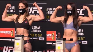 UFC 258 Weigh-In: Maycee Barber vs Alexa Grasso