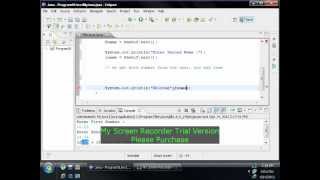 Java Class - 04 - Taking User input.wmv
