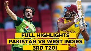 Pakistan vs West Indies | 3rd T20I Full Highlights | PCB | MA2E