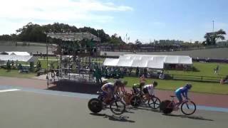 自転車競技　岩手国体　女子ケイリン　２回戦　1組目