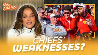 Kay Adams Breaks Down AFC West Odds & Reacts to Kansas City Chief's Weaknesses