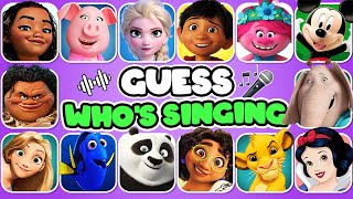 Guess The Disney Character by Voice🎤🎙️🎶  | DISNEY SONG QUIZ | Elsa, Mickey, Moan