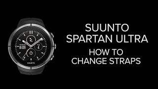 Suunto Spartan Ultra - How to change straps