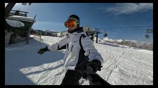 4K GoPro, Snow Board in Japan, Kagura Ski Field, Nigata Prefecture, No Edit! 2023 February.