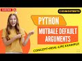 Is Mutable Default Arguments in Python REALLY a Terrible Practice?