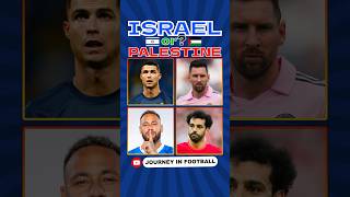 Guess the Players’ who Support Israel or Palestine ? Ronaldo, Messi, Salah, Neymar