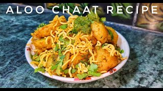 चटपटी आलू चाट | chatpata Aloo chat , Aloo chaat , Kurkure Aloo Chaat Recipe ,