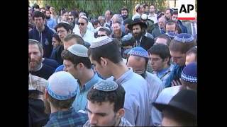 Israel - Funeral of Jewish settler