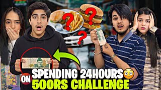 PAPA NE CHALLENGE DIYA // SPEND A DAY IN 500rs ONLY