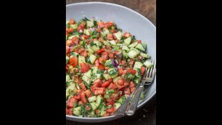 Simple Shirazi Salad (Recipe)